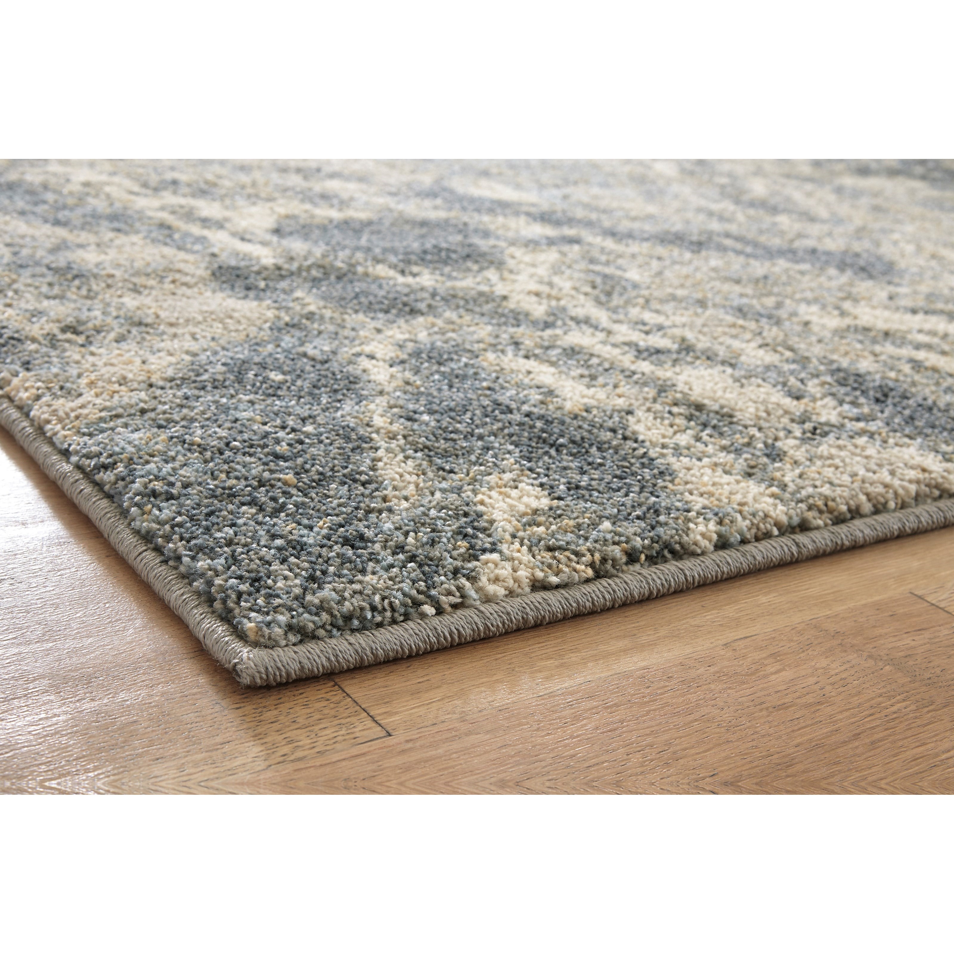 Signature Design by Ashley Contemporary Area Rugs Jyoti Blue/Gray/Tan